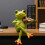 Garden Statues Table Centrepieces Instrument-Saxophone Frog A 2