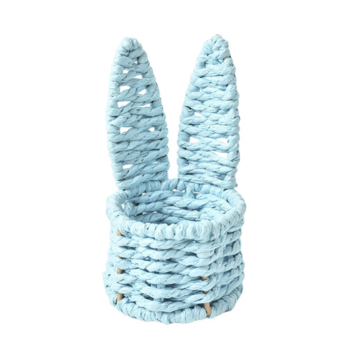 Family Rabbit Ears Miniature Easter Basket for Storage-Blue