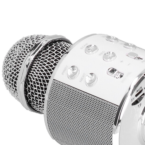 Wireless Bluetooth Microphone WS-858 5W Rechargeable Karaoke Speaker 2