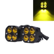 3in 40W Yellow Fog Light for Off-Road UTV Motorcycle IP67 Waterproof