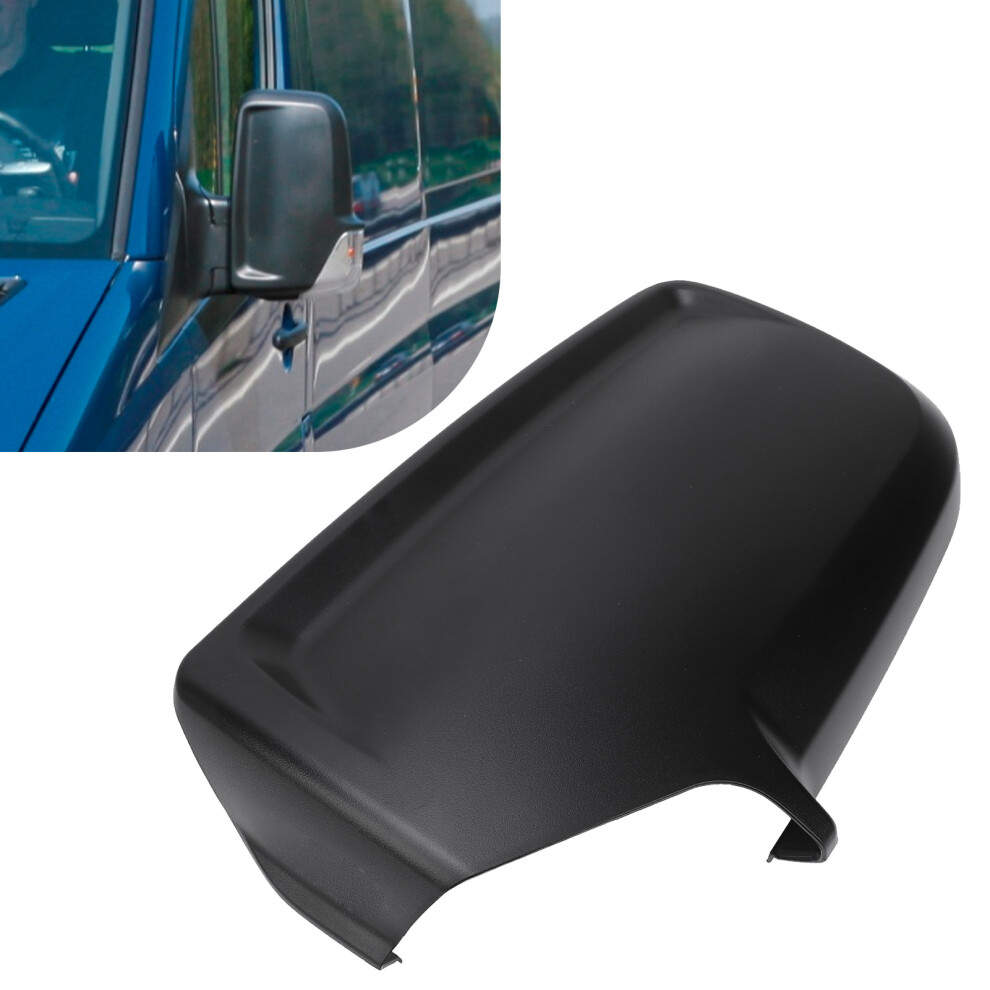 Stylish Rearview Mirror Cover For Sprinter 906 2006-2018 Black 4391378509377