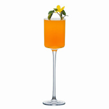 Japanese Tall Straight Champagne Glass with EasyGrip Handle, Wine Glass Gift