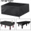 Pool Table Cover Waterproof Dust Cover With Storage Bag 8ft Black 2