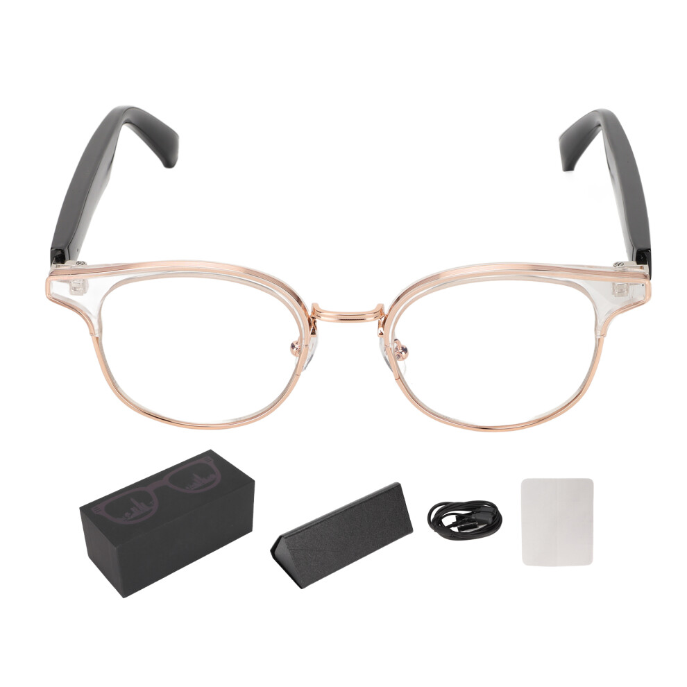 Bluetooth Smart Glasses With Polarized Lenses Voice Assistant Touch Screen Reconnect Automatically Stable Connection Long Distance Low Latency 9138057328196