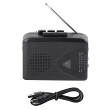 Vintage Cassette Player, Retro Boombox With Am Fm Radio, Compact Design For Easy Portability, Lossless Sound Quality And Built-In Hi-Fi Speakers, Batt