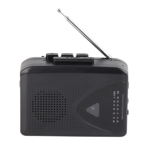 Vintage κασετόφωνο, ρετρό Boombox με ραδιόφωνο Am FM, συμπαγής σχεδιασμός για εύκολη 1