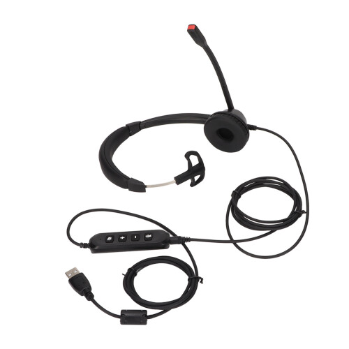 Precision Designed Headset with Dynamic EQ for Enhanced Audio Quality, Sturdy Construction for Durability, and Easy Call Management with Convenient 1