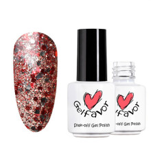Sparkle Gel Nail Polish Shiny Glitter Effect Long Lasting Shine Versatile Nail Polish UV LED Cured Quick Drying Nail Art Non Damaging Bubble Free