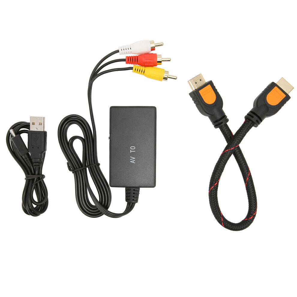 Hdmi To Composite, Convert Digital To Analog With Ease, Plug And Play For Immediate Setup, Abs Construction Guarantees Durability, Supports 1080P High 9012494861747