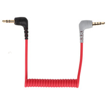 Microphone Cable For Professional Use, Superior Audio Reproduction And Strain Relief Sleeves, Compatible Smartphones And Tablets For Youtube Vlogging
