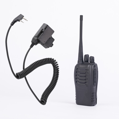 Καλώδιο ακουστικών καλωδίωσης NATO Standard για Walkie Talkies KENWOOD, ανθεκτικά στους 1