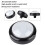 Unique Design LED Illuminated Push Button, Arcade Video Games Micro Switch 100mm Button, Easy Install for DIY Parts, Convex Type Game Push Button with 7