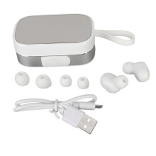 Căști intraauriculare Bluetooth 5.1, încărcare rapidă, dimensiune mini, rezistente la apă IPX7, afișaj LED pentru baterie, bas profund, sunet
