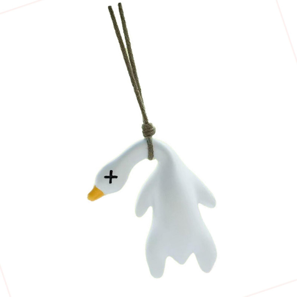 Color Changing Duck Car Pendant Sunlight Reactive Rearview Mirror Charm For Youthful Drivers 9094768752180
