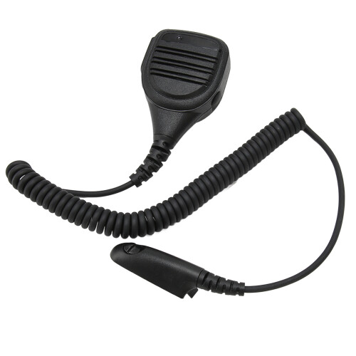Micrófono para radios de motor, micrófono con altavoz de transmisión de sonido nítido, módulo de cable de alta resistencia, micrófono con 2