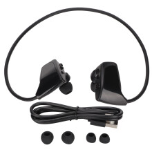 Căști cu conducție aeriană, concept de conducție osoasă pentru ascultare sigură, Bluetooth 5.0, impermeabile, anulare a zgomotului, funcție