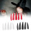 Τεχνητά Νύχια Halloween Witch Ψεύτικες Συμβουλές Νυχιών Πλήρης Κάλυψη Νύχια Στιλέτο με 8