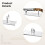 Knife Display Stand Rectangular Base Transparent Or Black Acrylic For Kitchen And Military Knives 5