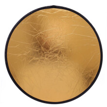 Photography Light Reflector DualSurface Gold Silver Collapsible Diffuser for Portrait Jewelry Studio Outdoor