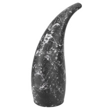 Distributeur de savon noir marbré à capteur infrarouge 300 ml 72 223 145 mm