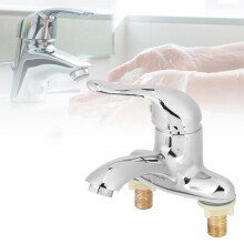 G1/2 Zinc Alloy Single Handle Hot Cold Water Mixer Faucet 100mm