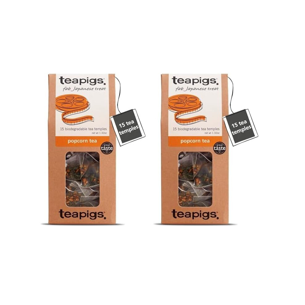 Teapigs Popcorn (Genmaicha) Teabags Made With Whole
