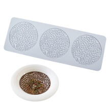 Christmas Tree Lace Cake Mould with Snowflake Elk Antlers for Xmas Birthday Chocolate Fondant Baking