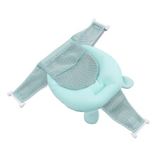 Coussin pour siège de baignoire pour bébé - Mesh doux, support de sécurité réglable, 66,2 cm