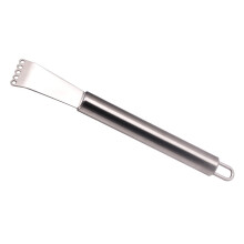 Stainless Steel Lemon Zester with Ergonomic Grip and Citrus Peeler for Kitchen Cooking