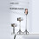 S03 Extendable Bluetooth Selfie Stick Tripod with Remote, 26.8in, Black 12