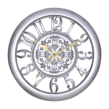Classic Outdoor Garden Wall Clock Quartz Movement 28 Cm Plastic Multicolor Outdoor Waterproof Indoor/Outdoor Decor