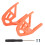 Lightweight Orange ABS Drone Bumper Guard Anti-Collision Camera Protector 3