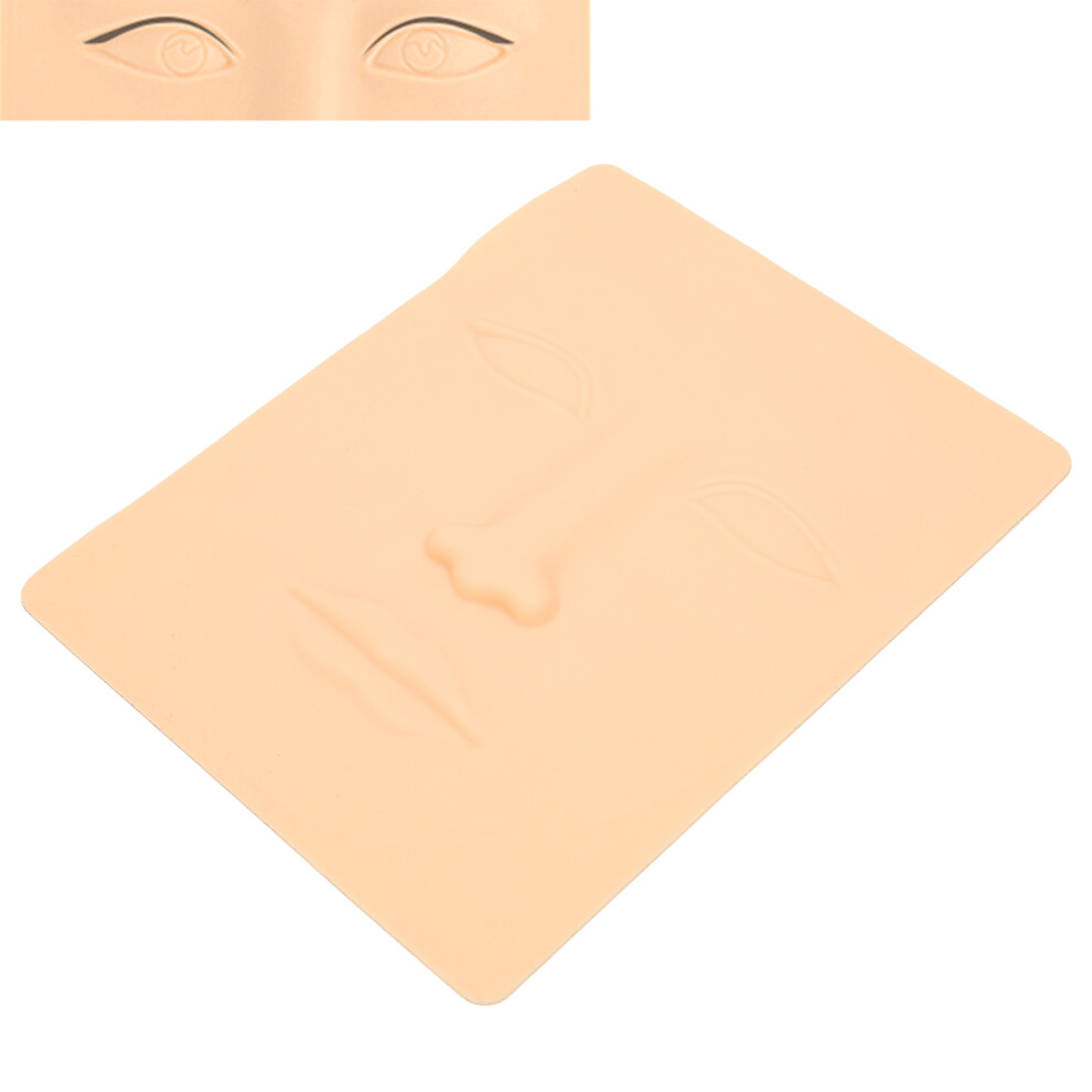 Silicone Tattoo Practice Skin for Eyebrow Lips Eyeliner Microblading 10 Sheets