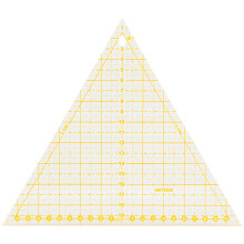 Acrylic Triangle Quilting Template 60Degree 8Inch Ruler For Quilting Layer Cakes Charm Packs