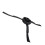 Side Brush Replacement for Xiaomi 1C/F9/1T Robot, Black, ABS 8