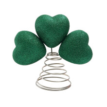 Patricks Day Shamrock Tree Toppers Ornament-Sandblasted version