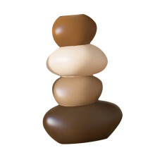 Resin Deer Figurines with Stacked Stone-Shilaiyunzhuan vase