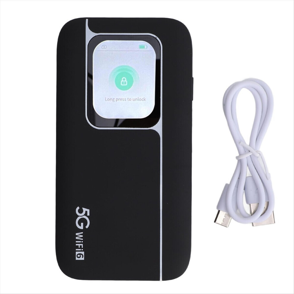 Portable 5G WiFi Mobile Hotspot High Speed 6000mAh Capacity Battery 16 Device Connections Stable Connection for Phones