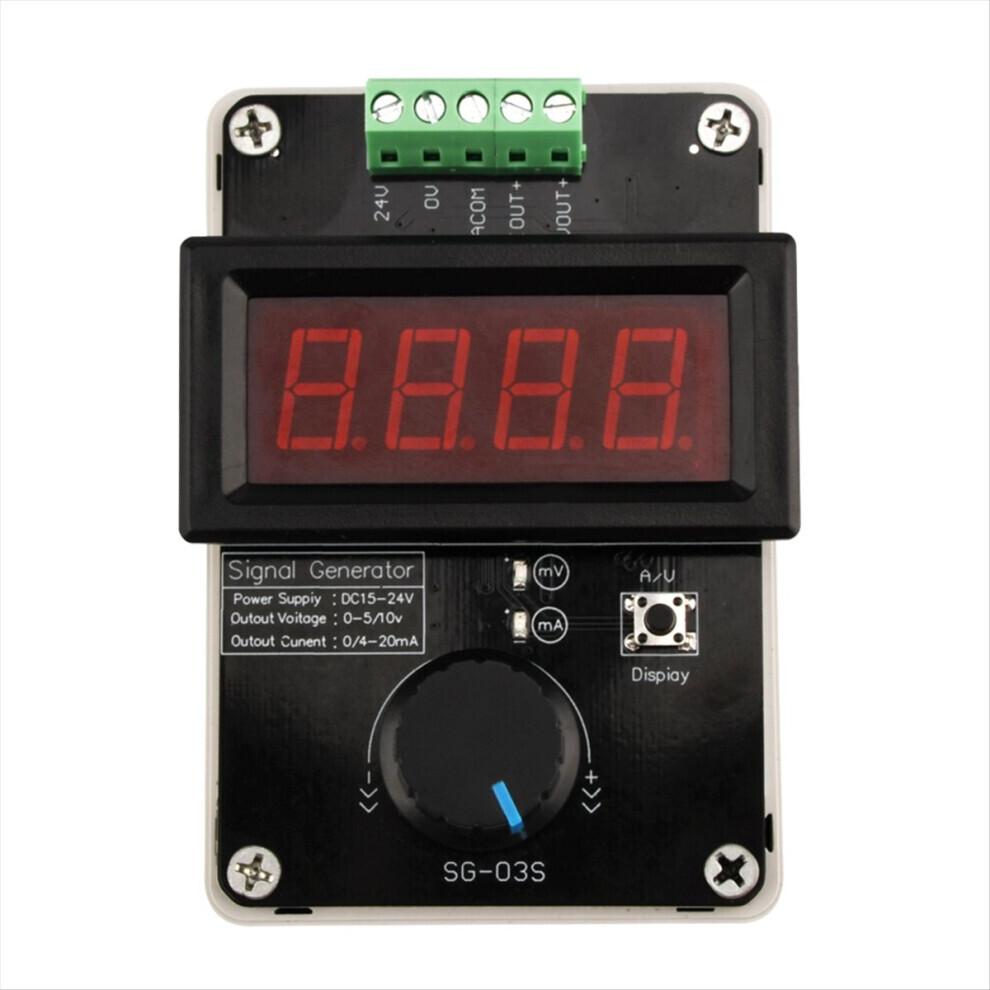 Digital 4-20MA 0-10V Voltage Signal Generator 0-20MA Adjustable Current Transmitter Electronic Measuring Instrument