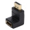 Ασύρματη φόρτιση DisplayPort 90 μοιρών αρσενικό σε θηλυκό προσαρμογέα DP1.4 Υποστήριξη 4