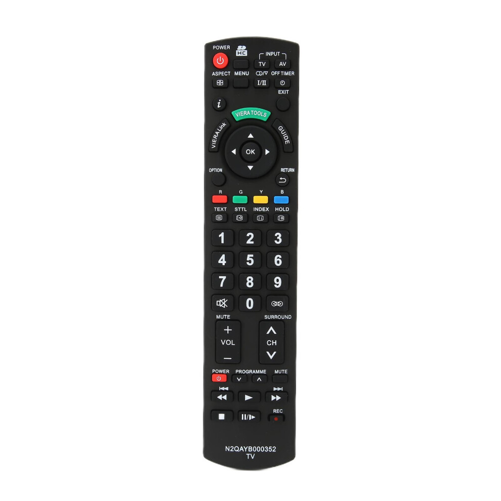 High Quality Replacement Remote, Sensitive Keys Abs Material For Panasonic Tv With Universal Fit No Programming Needed 9012494716764