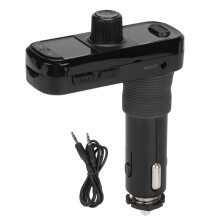 FM Transmitter With Bluetooth 5.3 Technology Wireless Hands-Free Calling Dual USB Ports Charger Noise Suppression CVC Hi-Fi Sound Quality LED Display