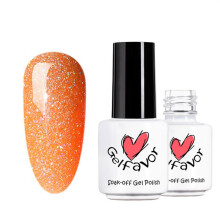 Shimmer Gel Polish Sparkling Colorful Glitter UV Nails Gel Long Lasting Nail Polish Salon Home DIY UV Manicure Natural Resin Formula Elegant Nail Art