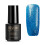 Βερνίκι νυχιών με γκλίτερ, μπλε, λάμψη, Soak Off UV gel, γυαλιστερό φινίρισμα, μακράς 1