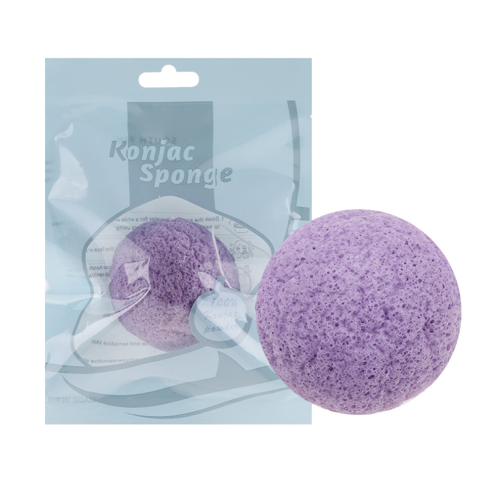 Biodegradable Body Sponge Eco-Friendly Exfoliation Konjac Root Skincare Sponge PH-Balanced Skincare Tool Natural Luxury Facial Exfoliator Gentle Clea