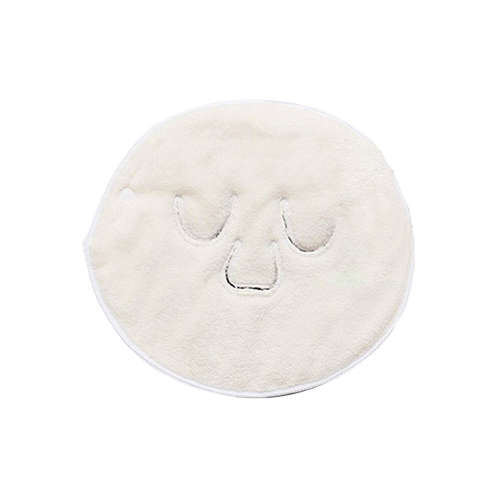 Luxury Facial Mask, Hot Cold Compress Soft and Comfortable Facial Steamer Moisturizing Skin Care for Spa At Home (1pcs)