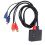 Kvm Switch With Audio Support, Plug And Play Functionality, Widely Used In Office, Teaching, Entertainment, And Information Platforms, Keyboard 4
