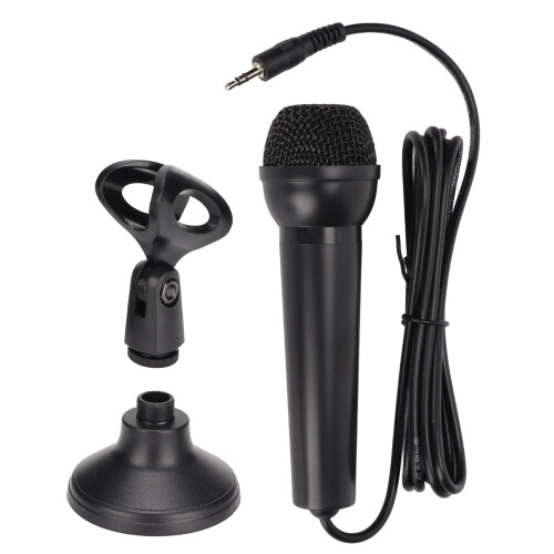 Accurate Voice Microphone, Single High Quality Karaoke Device For Wide Dynamic Range, Compatible With Various Entertainment Systems