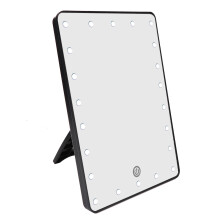 Lighted Makeup Mirror, Portable and Adjustable with LED Lights, Matte Black Finish for Elegant Style, Suitable for All Makeup Needs For Nightclubs