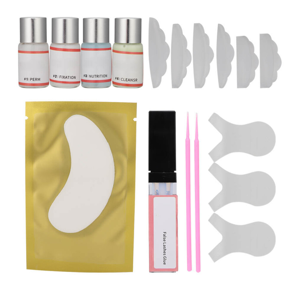 Lash Lifting Tools For Eyelash Perm Kit, Semi Permanent Curled Eyelashes Professional Eyelash Curling Safe And Effective Easy To Use With High Qualit